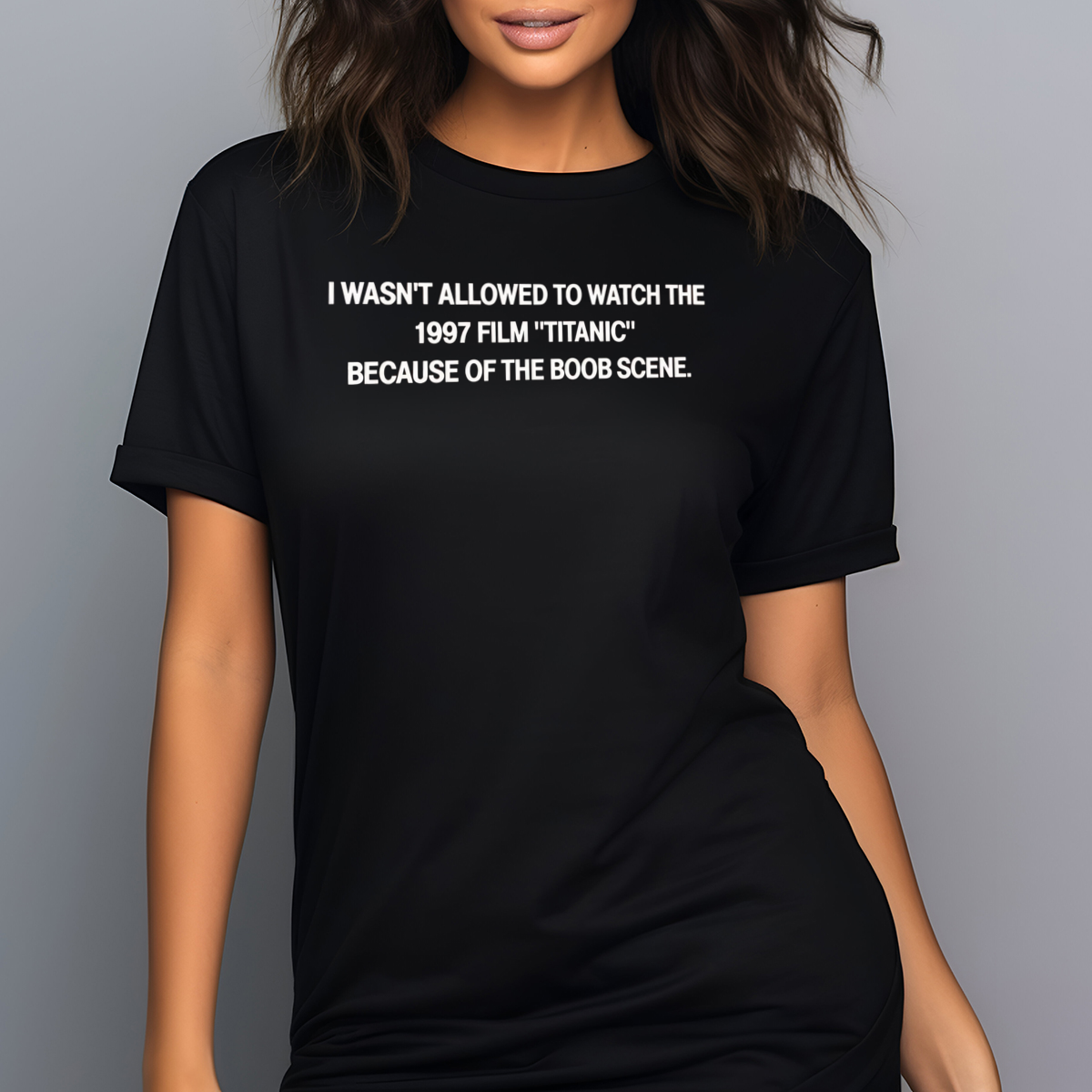 I Wasn't Allowed To Watch The 1997 Film Titanic Because Of The Boob Scene Shirt