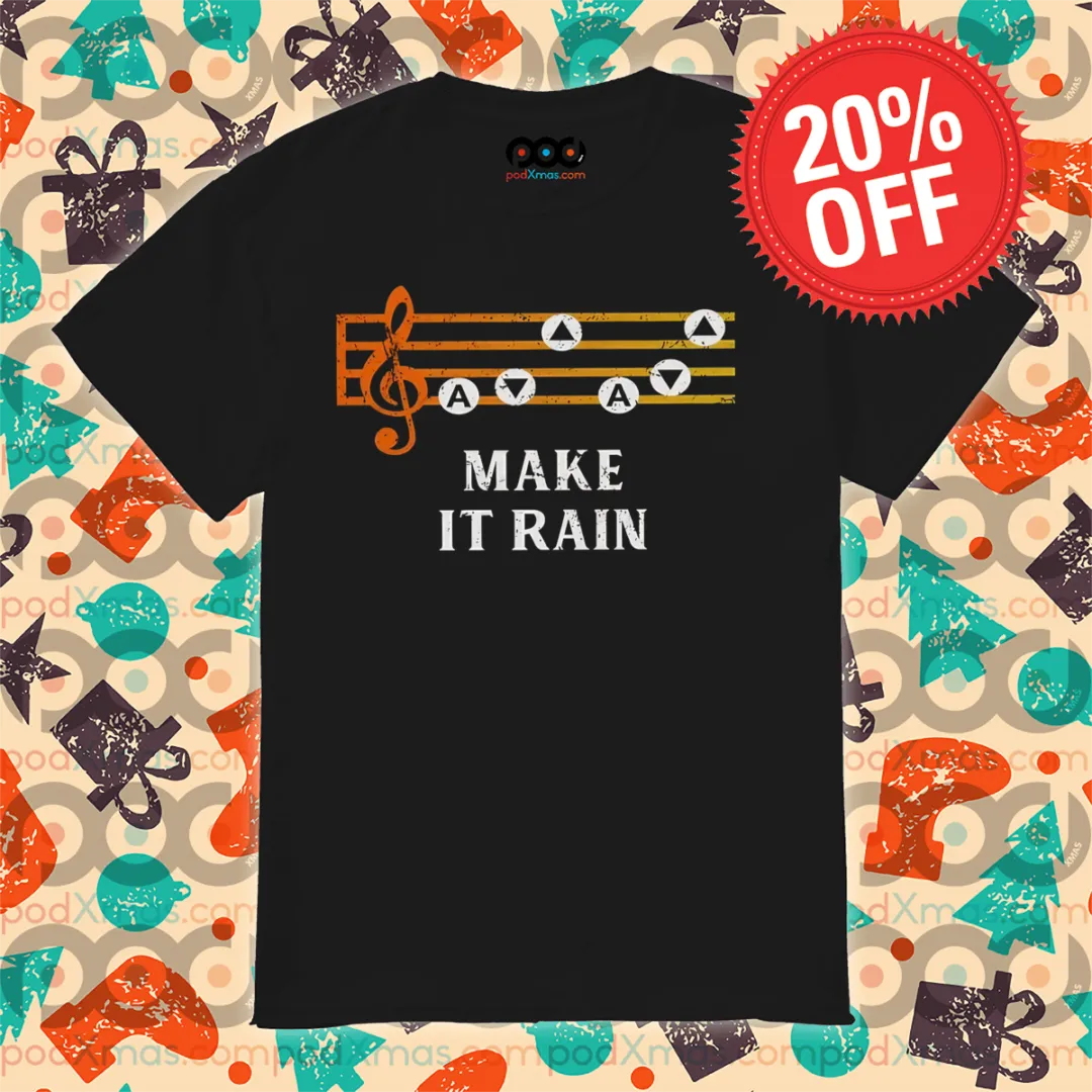 Music Frame Make It Rain Vintage Shirt