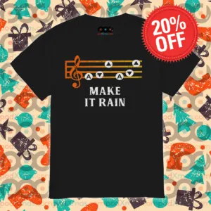 Music Frame Make It Rain Vintage Shirt