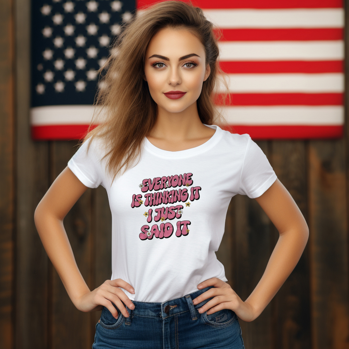 Floral Everyone Is Thinking It I Just Said It 2024 Shirt