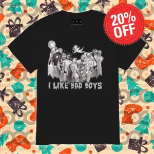 Horror Characters Sexy I Like Bad Boys Halloween 2024 Shirt