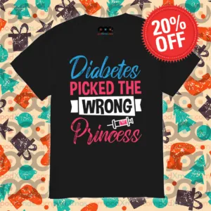 Diabetes Picked The Wrong Princess Shirt