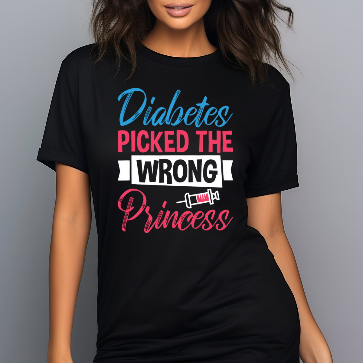 Diabetes Picked The Wrong Princess Shirt