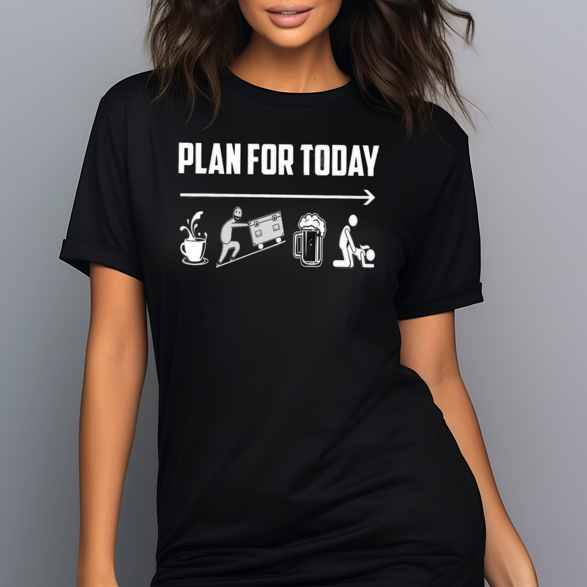 Plan For Today Coffee Robbery Beer Sex 2024 Shirt