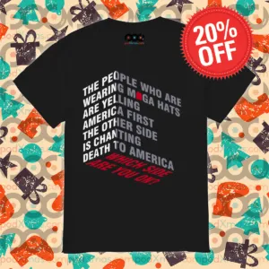 The People Who Are Wearing Maga Hats Are Yelling America First Shirt