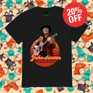 John Denver Guitar Poster Retro 2024 Shirt