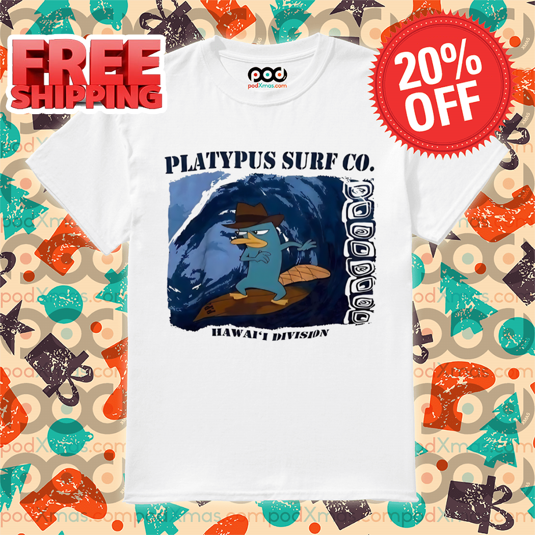 Perry Platypus Surf Co Hawaii Division Shirt
