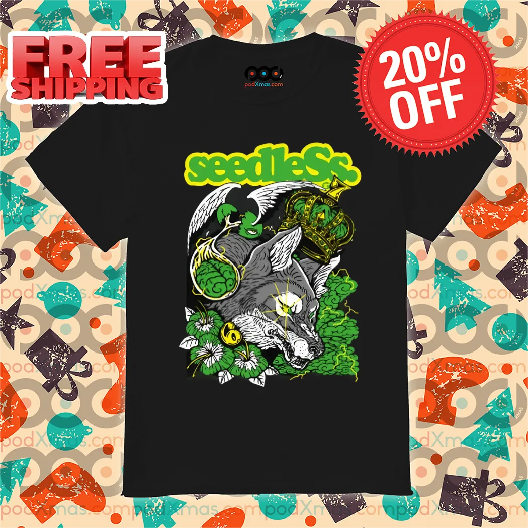 King Wolf Seedless Crown Brain Shirt