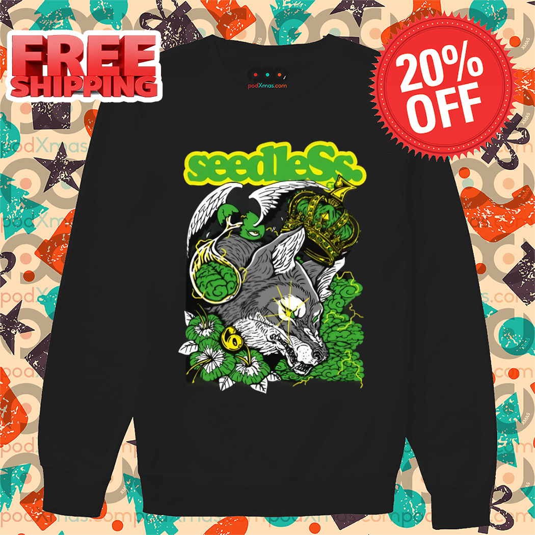 King Wolf Seedless Crown Brain Shirt