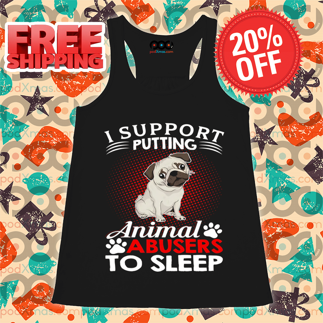 Custom Photo I Support Putting Animal Abusers To Sleep Shirt