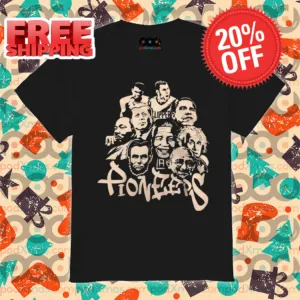 Pioneers MLK Obama Ali JFK Lincoln Gandhi MJ Einstein Mandela Shirt