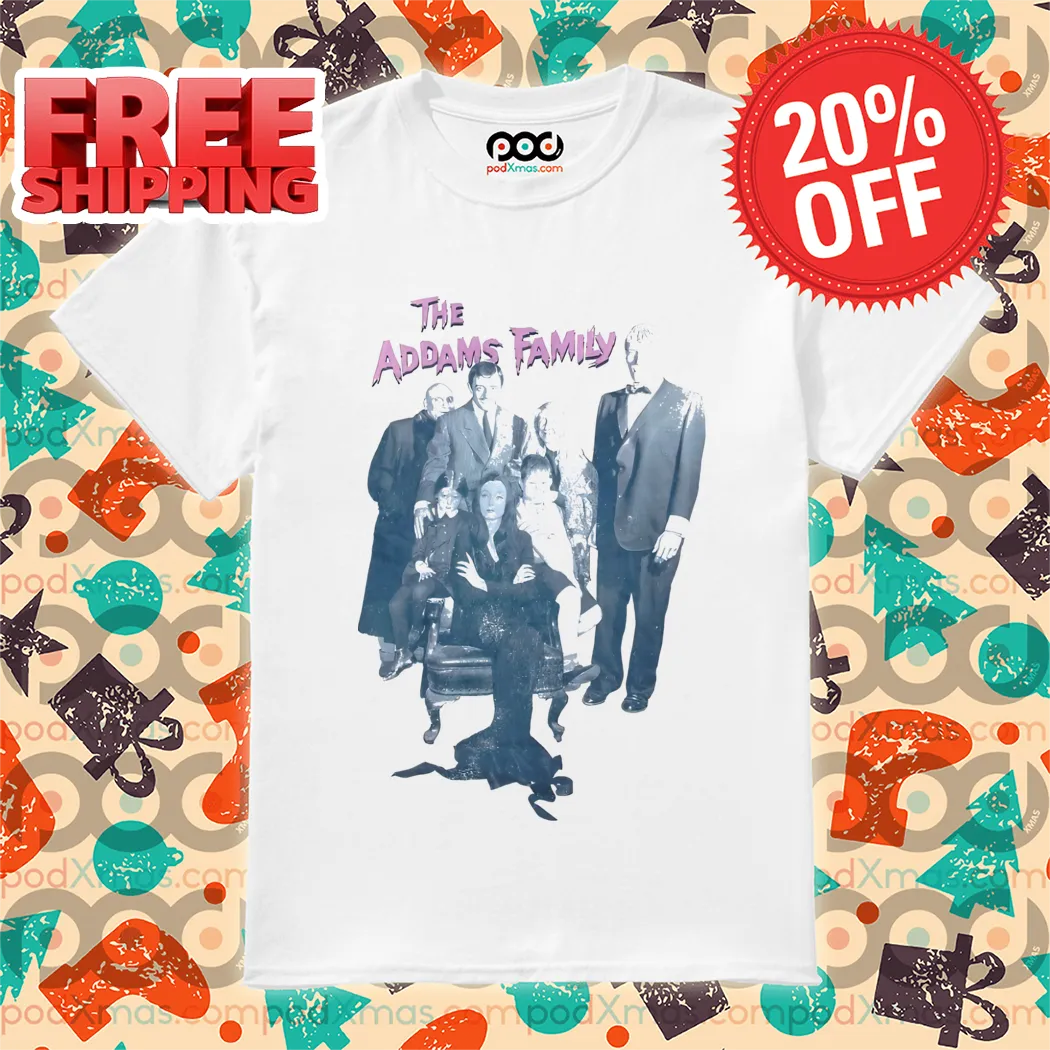 The Addams Family All Characters Vintage Shirt