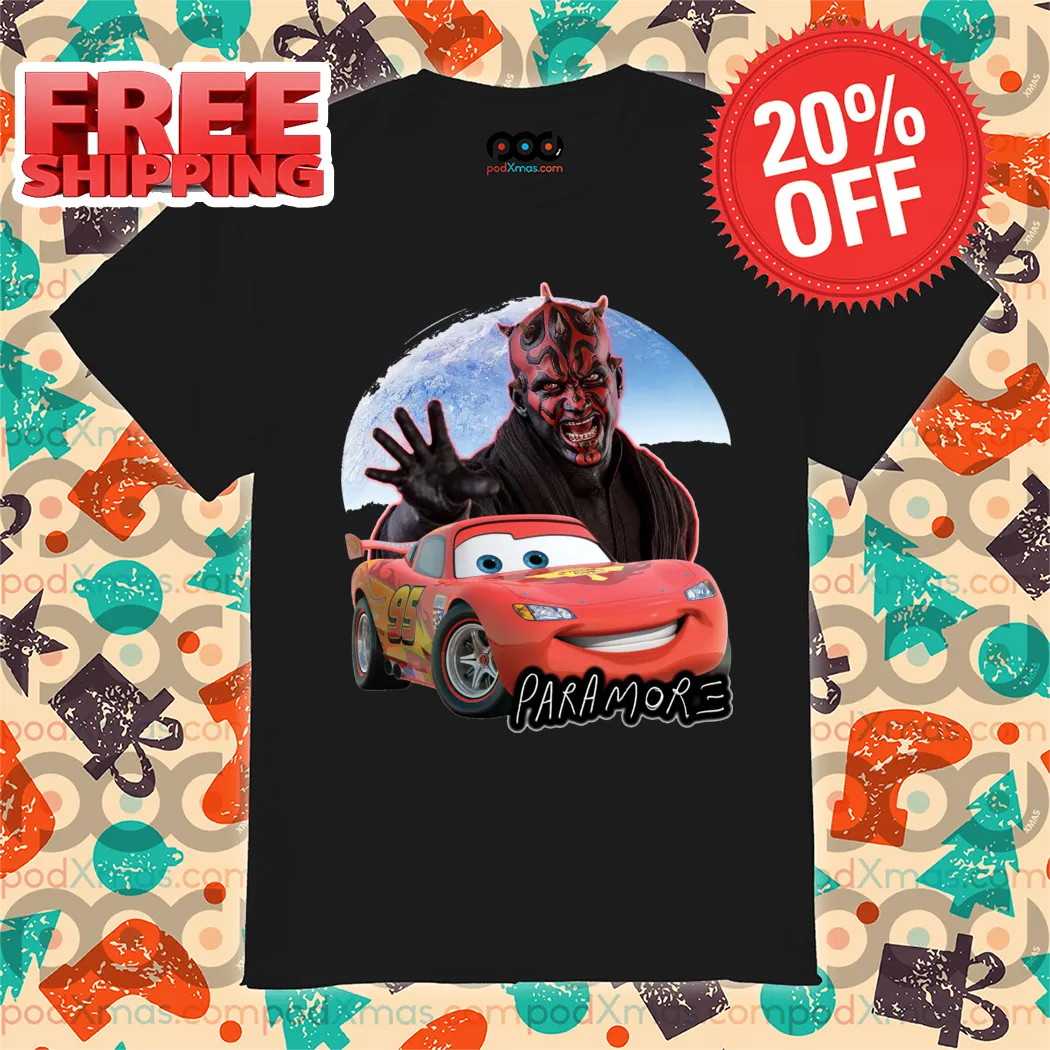 MCQueen Cars Darth Maul Paramore 2024 Shirt