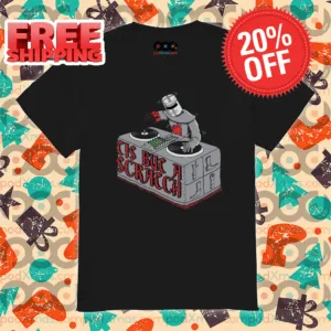Black Knight DJ Tis But A Scratch Shirt