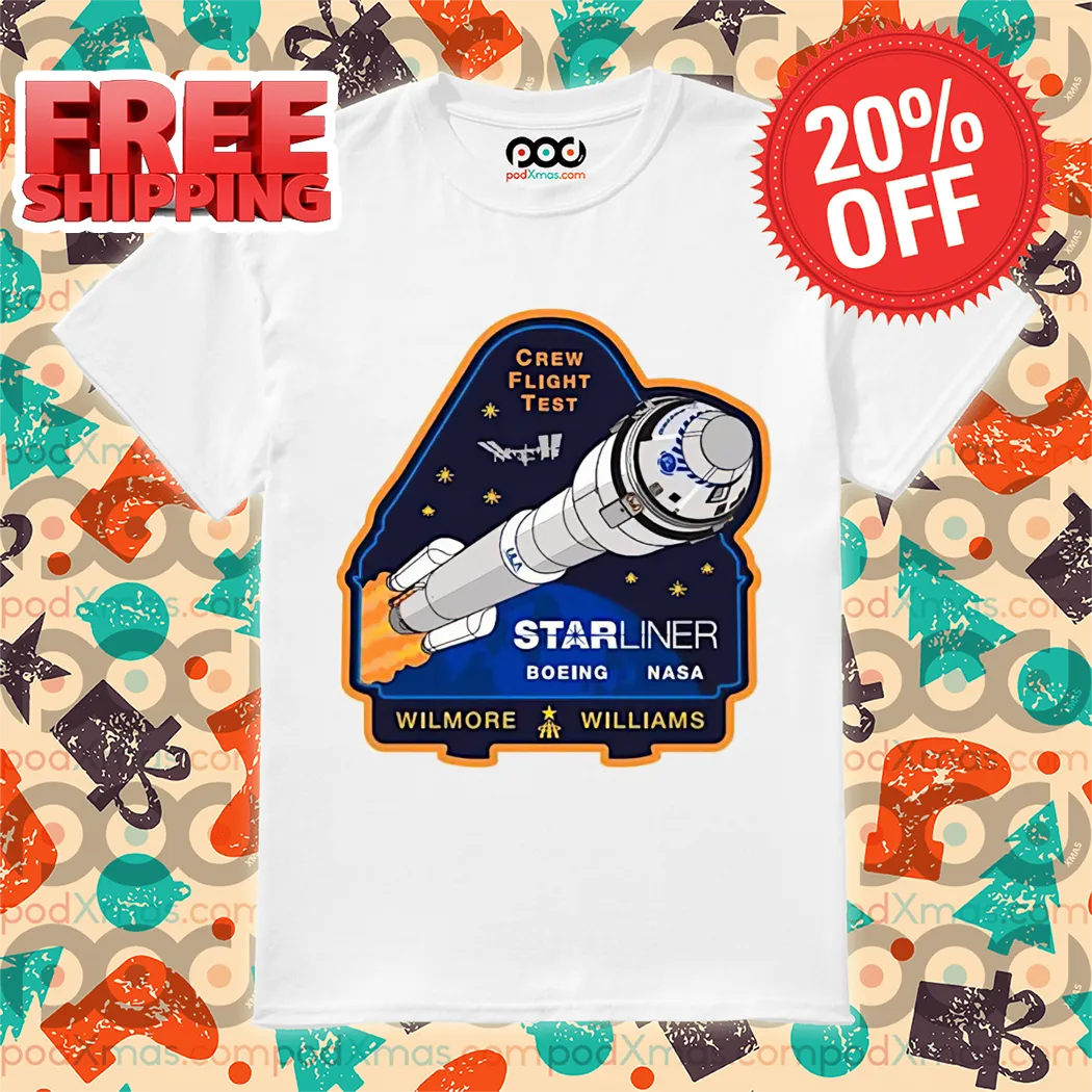 Spacecraft Crew Flight Test Starliner Boeing Nasa Shirt