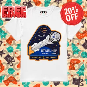 Spacecraft Crew Flight Test Starliner Boeing Nasa Shirt