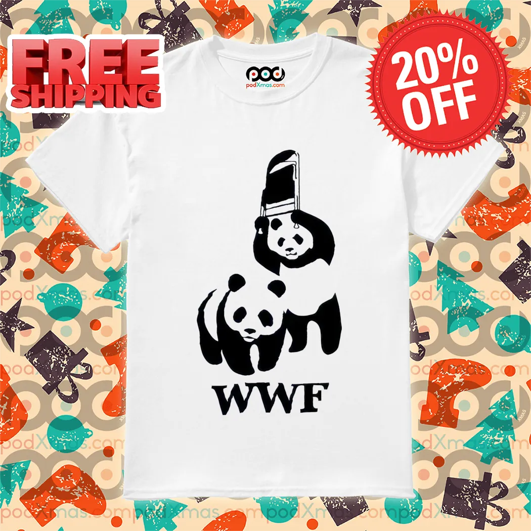 Panda Chair Fight WWF Shirt