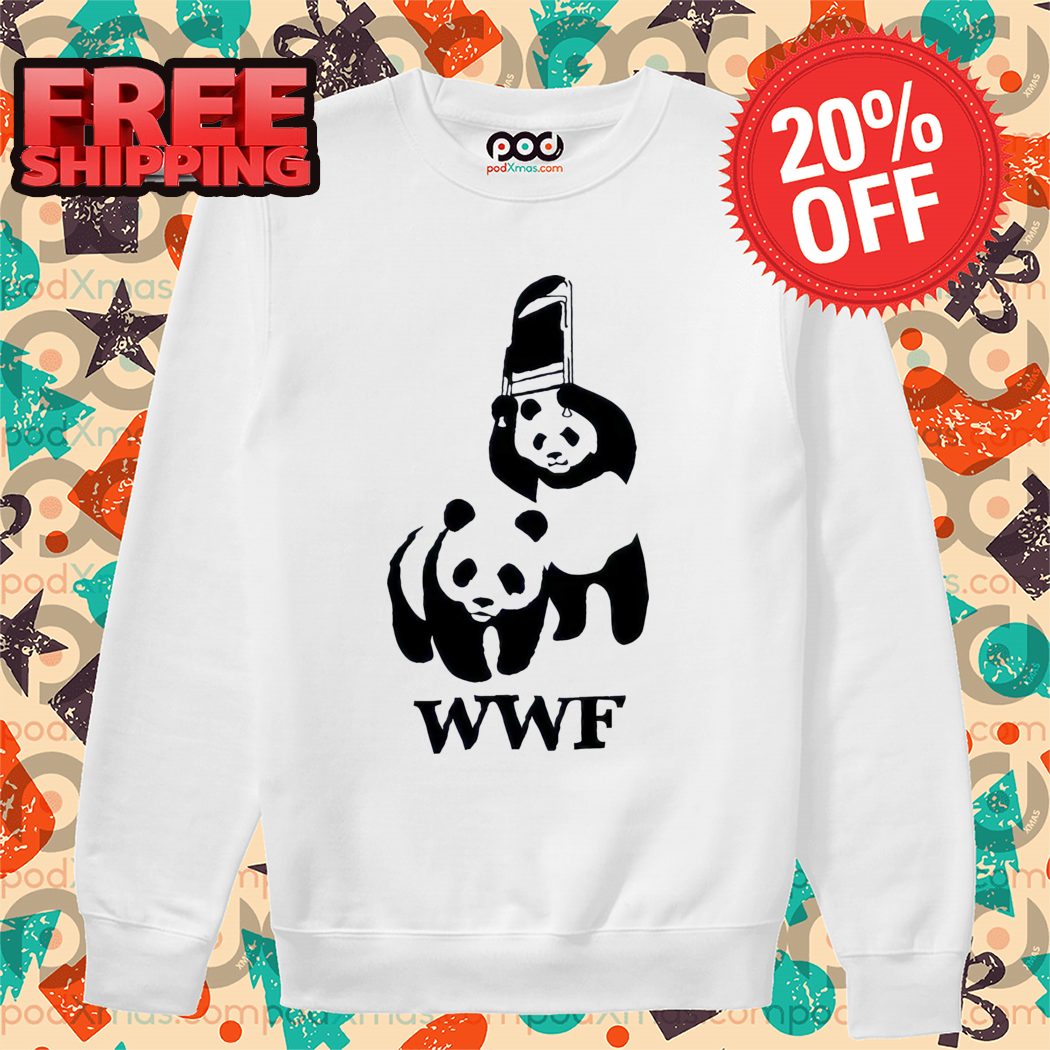 Panda Chair Fight WWF Shirt