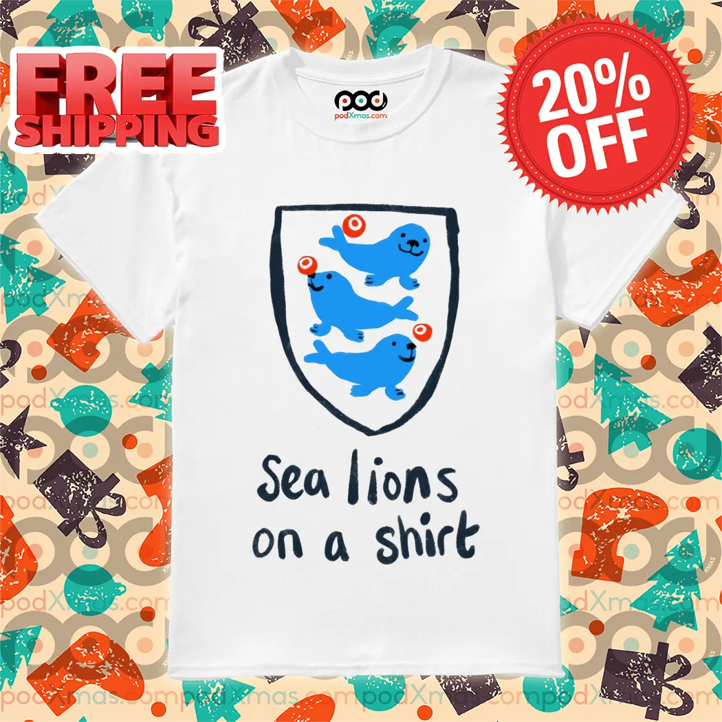 Sea Lions On A Shirt Shirt