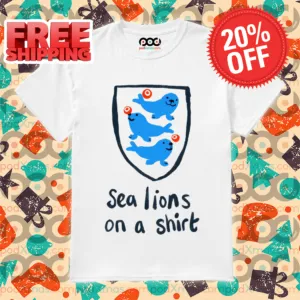 Sea Lions On A Shirt Shirt