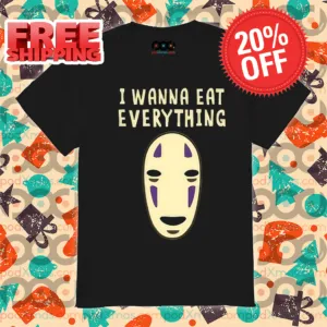 Kaonashi I Wanna Eat Everything Shirt