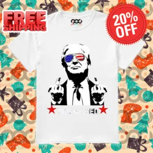Donald Trump Middle Finger You Missed Shirt