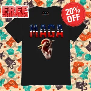 Donald Trump Ears Bullet Maga Shirt
