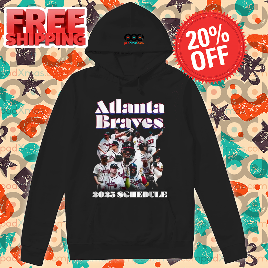 Atlanta Braves 2025 Schedule Shirt