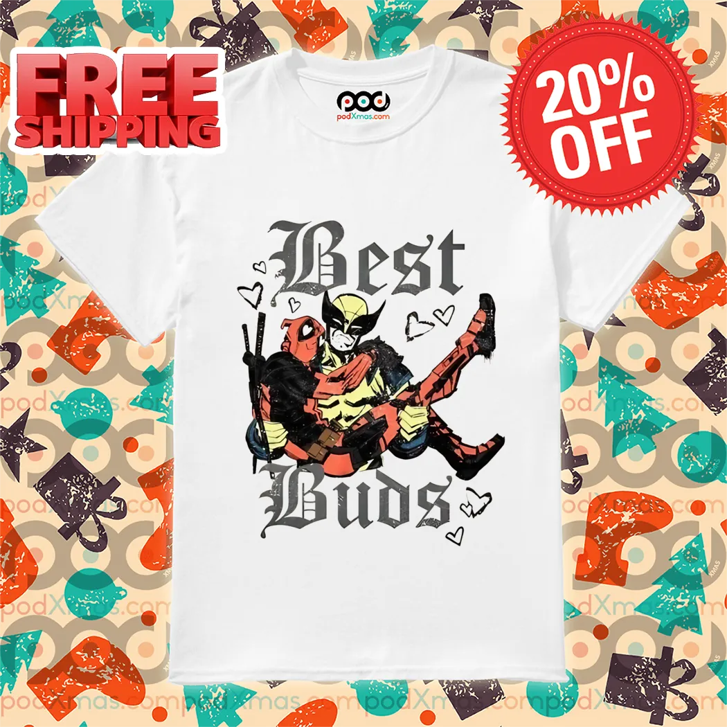 Deadpool Wolverine Best Buds MCU Characters 2024 Shirt