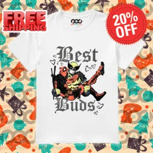 Deadpool Wolverine Best Buds MCU Characters 2024 Shirt