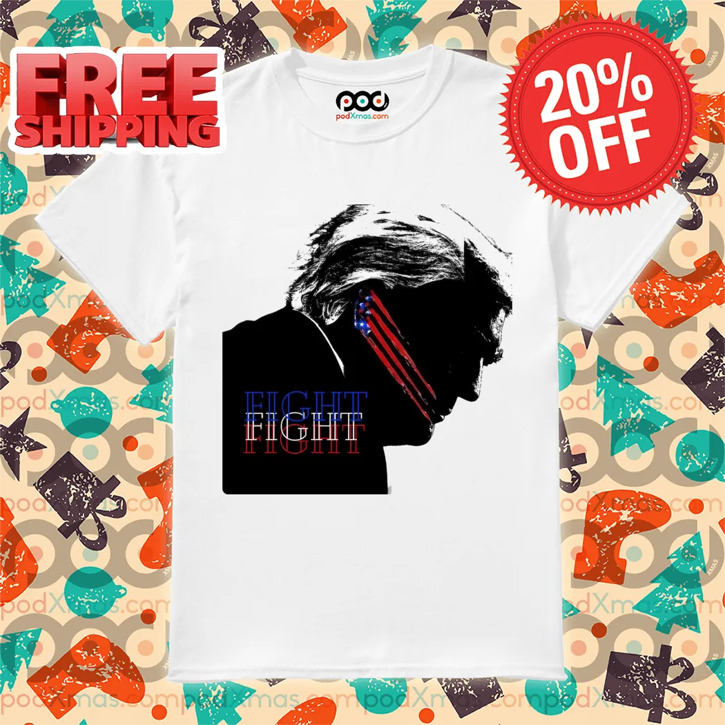 Donald Trump Fight Fight Fight Ears America 2024 Shirt