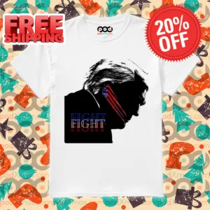 Donald Trump Fight Fight Fight Ears America 2024 Shirt