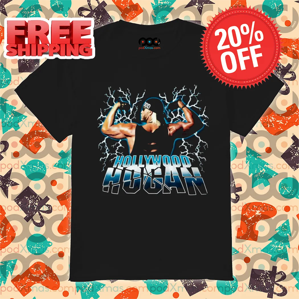 Hulk Hogan Hollywood Hogan Lightning Posing Shirt