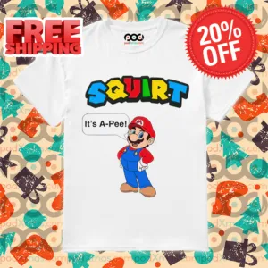 Mario Squirt It's A-Pee Shirt