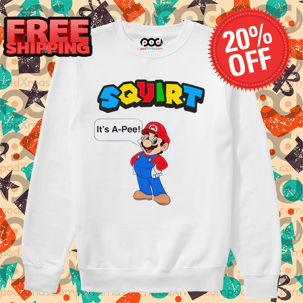 Mario Squirt It's A-Pee Shirt