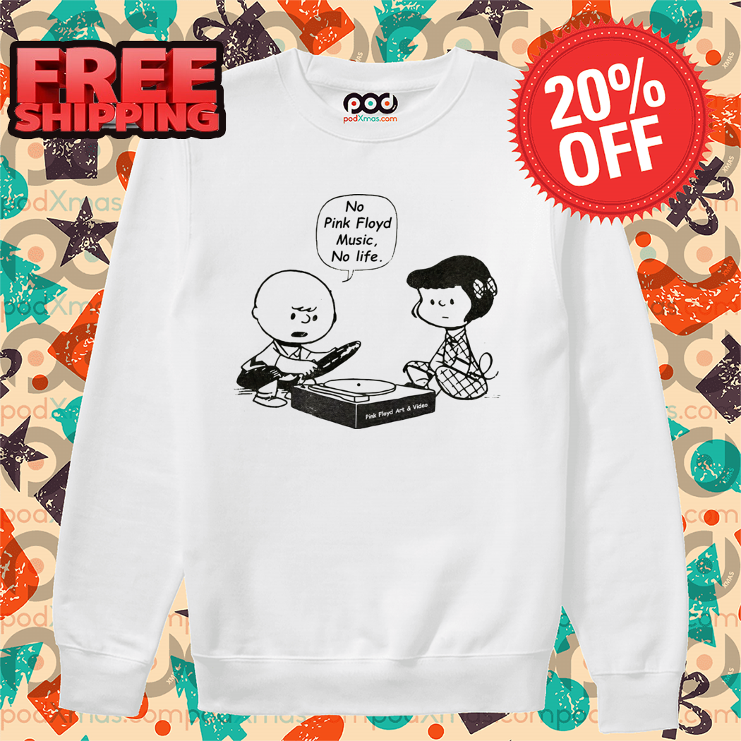 Charlie Brown No Pink Floyd Music No Life 2024 Shirt