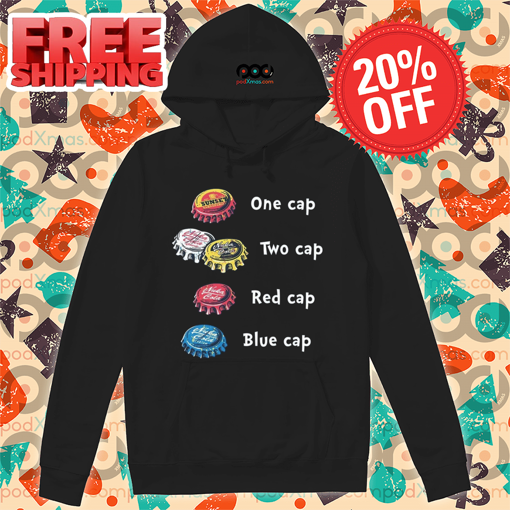 One Cap Two Cap Red Cap Blue Cap Shirt