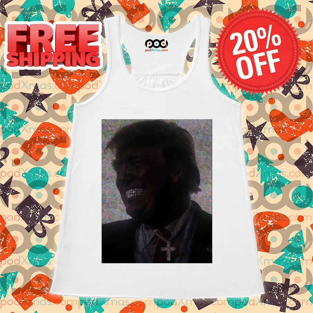 Donald Trump Flex Grillz Diamond Chains Shirt