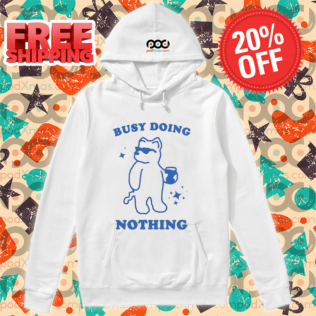 Bear Coffee Busy Doing Nothing Shirt