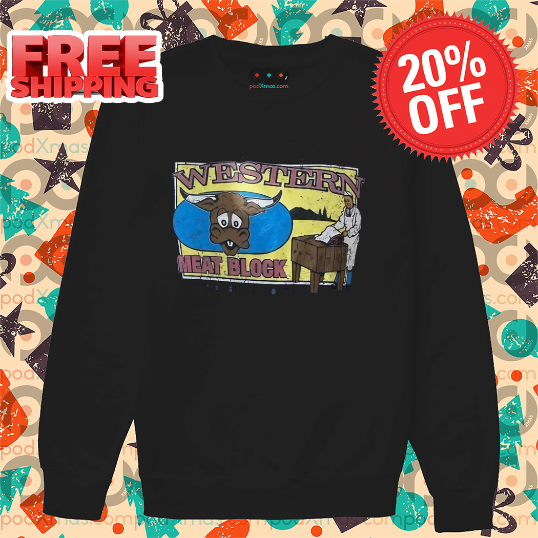 Western Meat Block Est 1980 Butte Montana Shirt