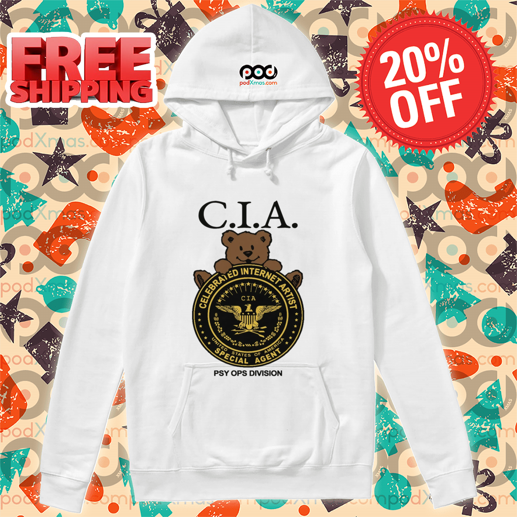 Bear C I A Celebrated Internet Artist Special Agent Psy Ops Division Shirt