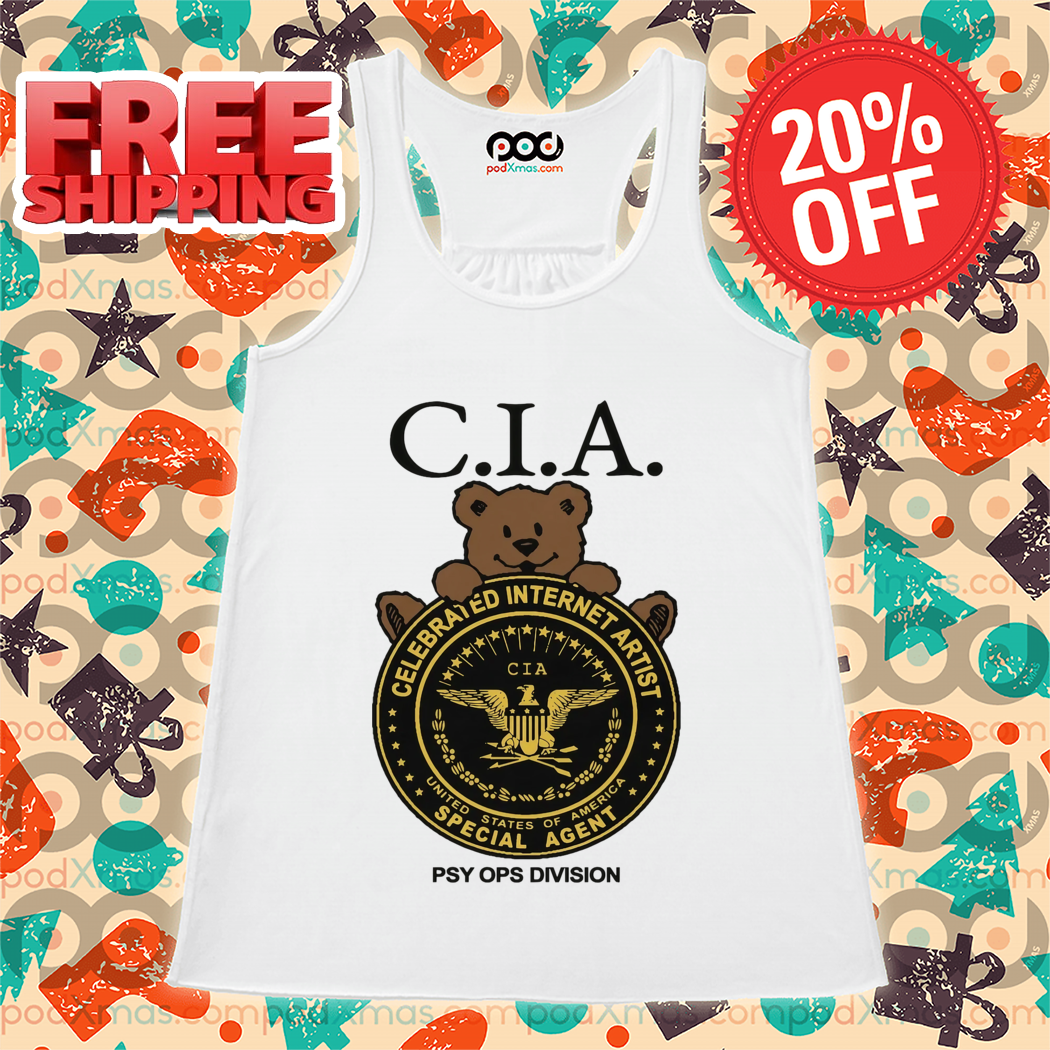 Bear C I A Celebrated Internet Artist Special Agent Psy Ops Division Shirt