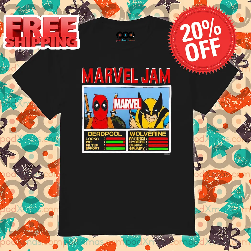 Deadpool And Wolverine Marvel Jam shirt