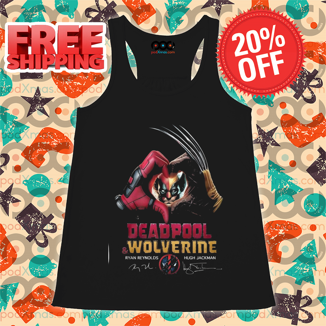 Deadpool And Wolverine Heart Special Collection Shirt