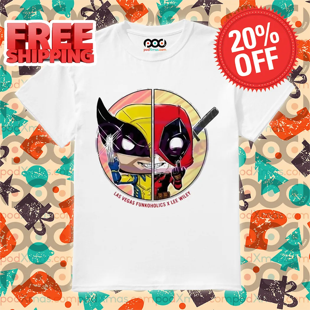 Deadpool Wolverine Las Vegas Funkoholics X Lee Wiley Shirt