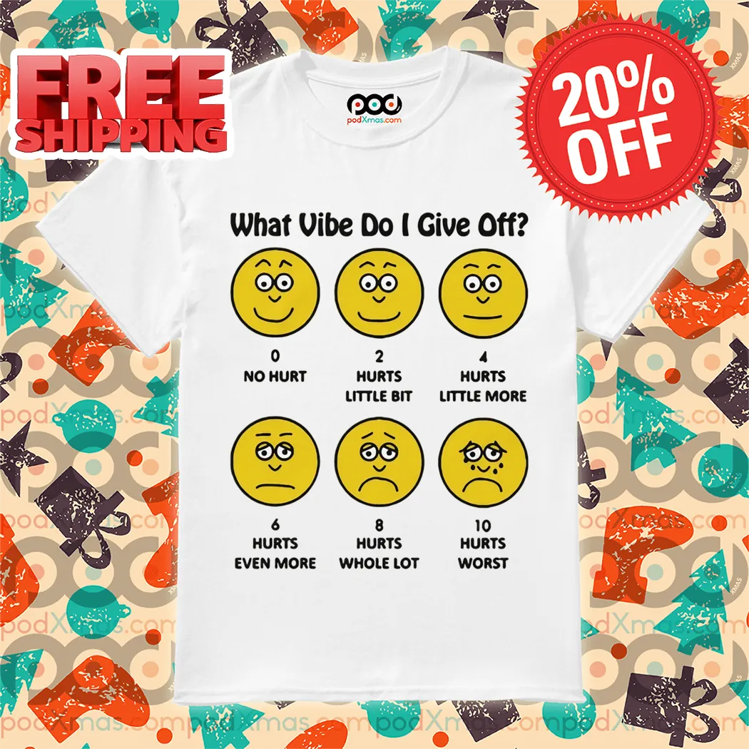 Face Icon What Vibe Do I Give Off Shirt