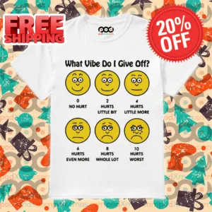 Face Icon What Vibe Do I Give Off Shirt
