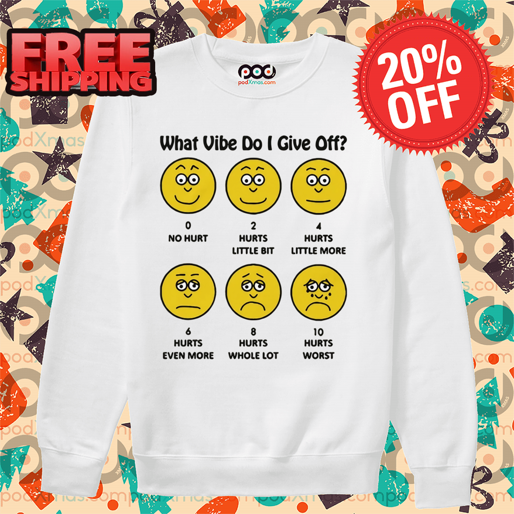 Face Icon What Vibe Do I Give Off Shirt
