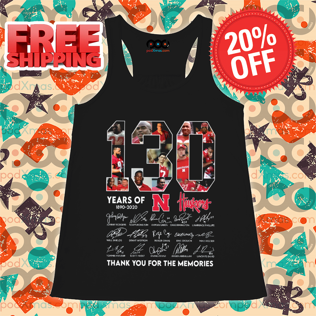 130 Years Of Nebraska Cornhuskers Thank You For The Memories Shirt 130 Years Of Nebraska Cornhuskers Thank You For The Memories Shirt