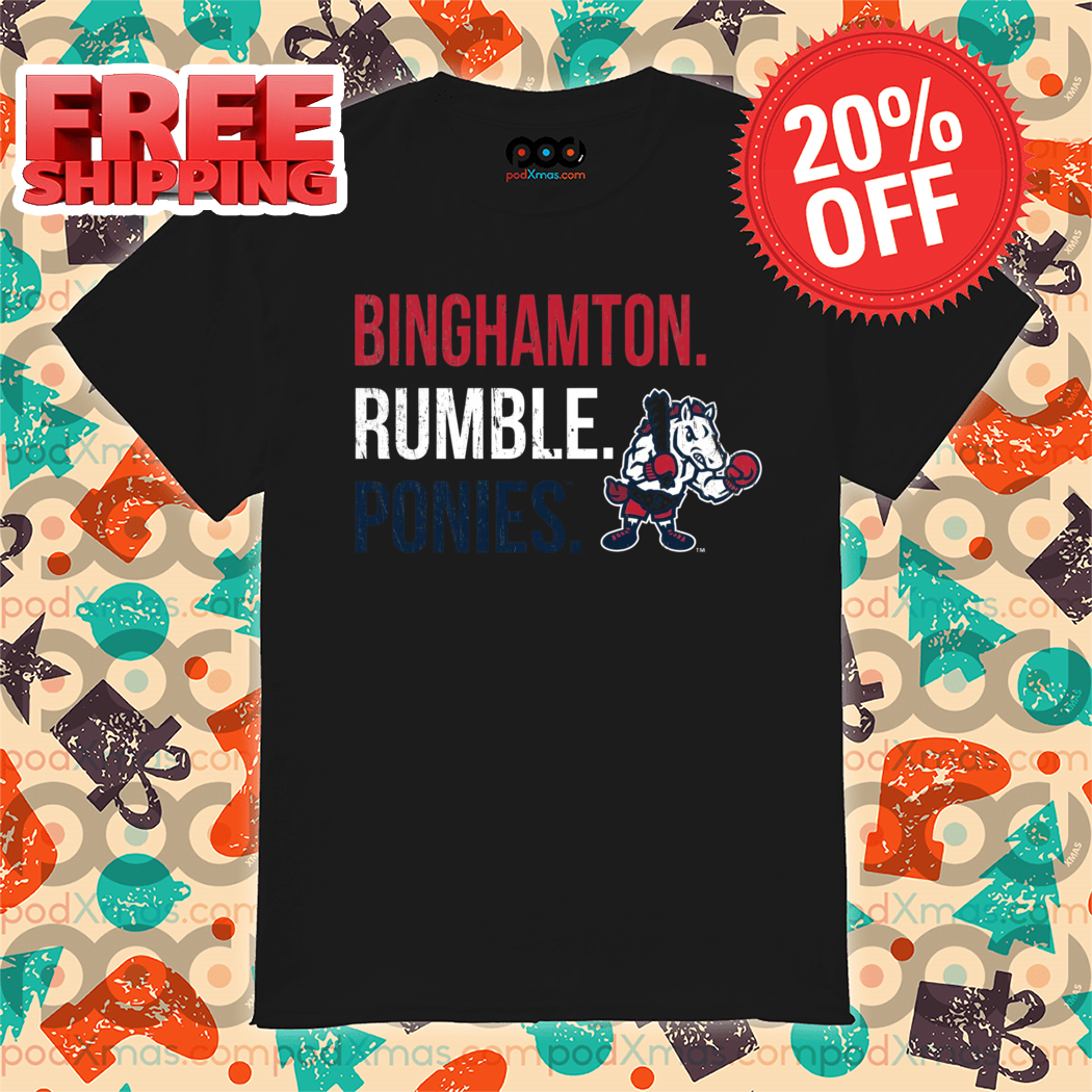 Binghamton Rumble Ponies Mascot 2024 Vintage Shirt